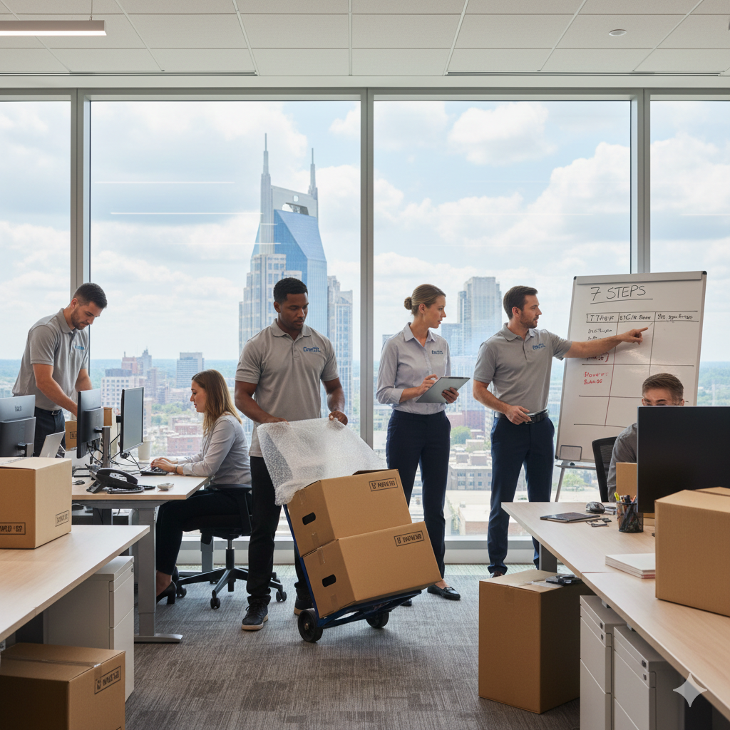 Office Relocation in Nashville: 7 Steps to Minimize Downtime and Keep Your Business Running